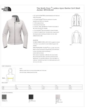 # NF0A3LGU The North Face Ladies Apex Barrier Soft Shell Jacket