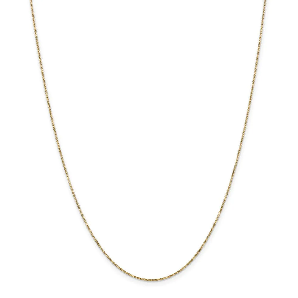 14k Yellow Gold 2D Textured Basketball Necklace