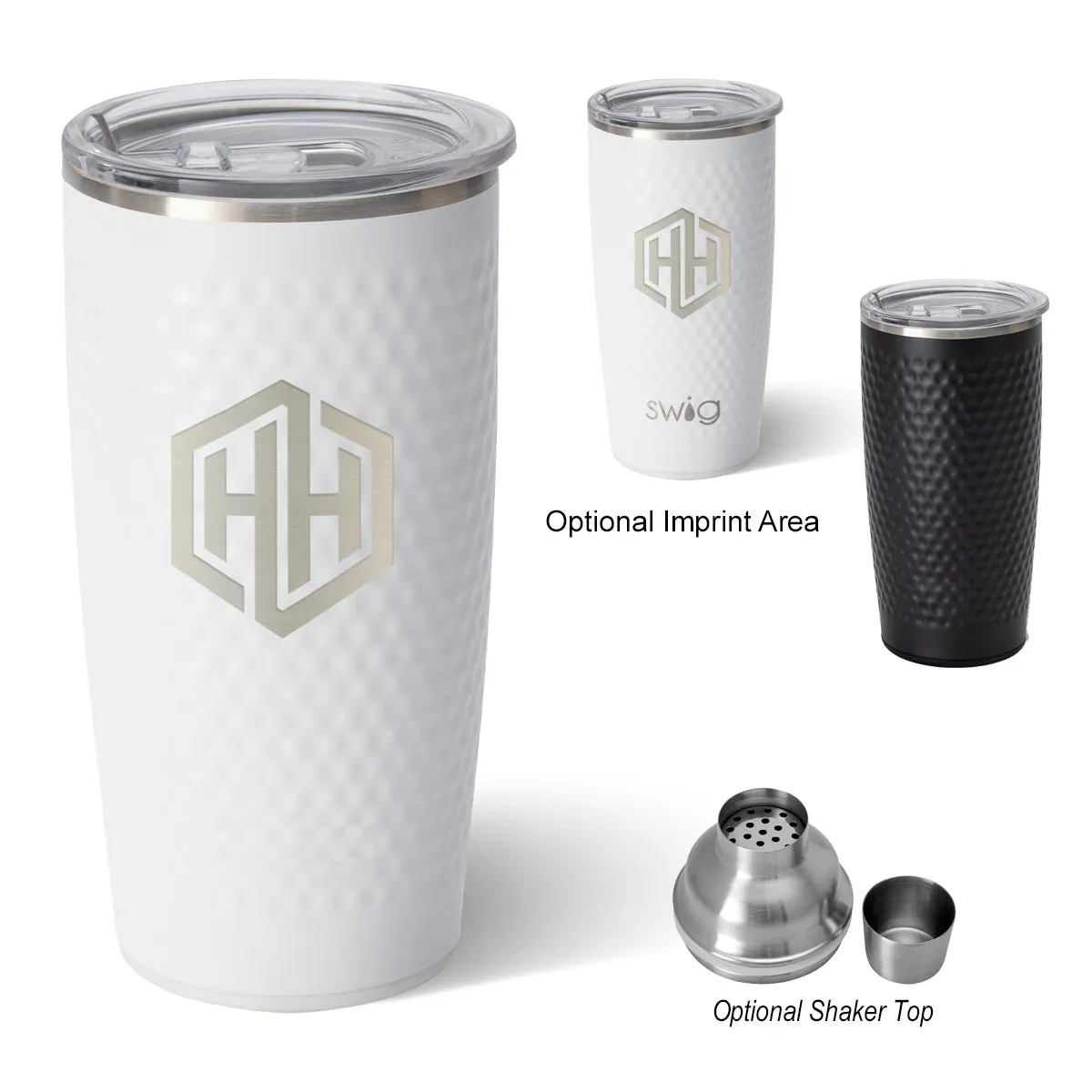 22 OZ. SWIG LIFE STAINLESS STEEL GOLF TUMBLER