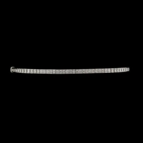 4.0ct tw Platinum Diamond Tennis Bracelet