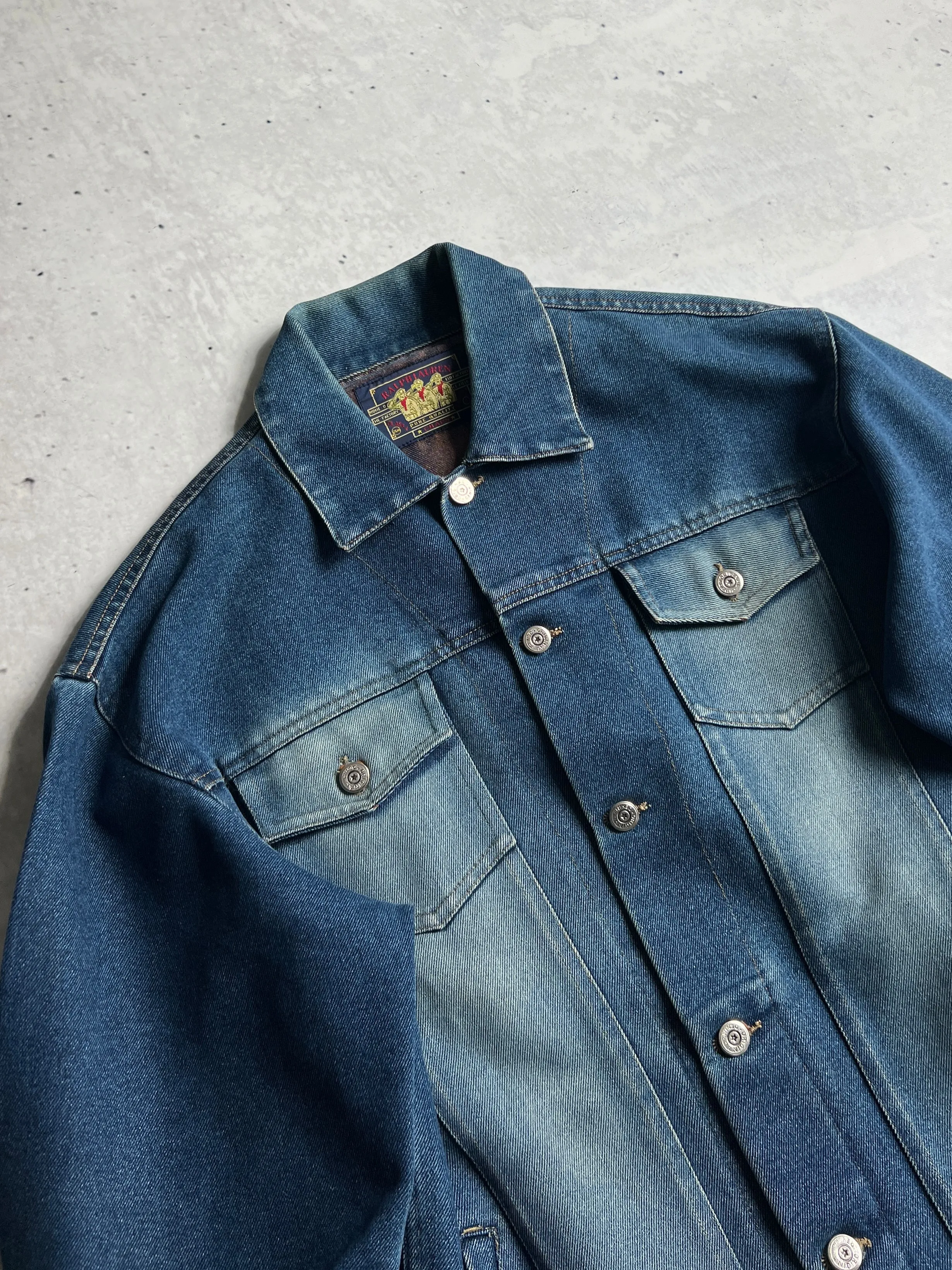 90's Ralph Lauren Chaps Denim Wash Jacket (L)