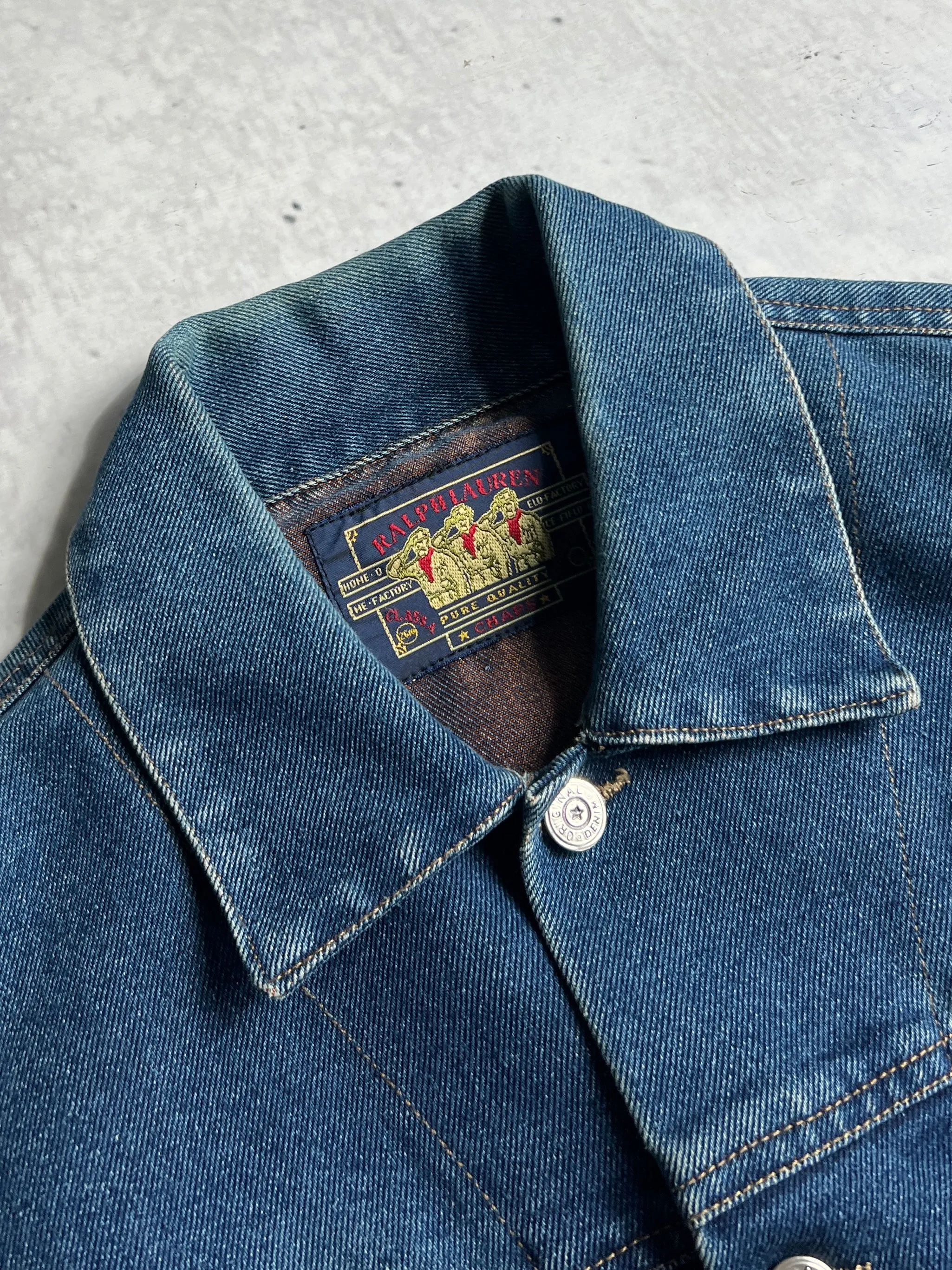 90's Ralph Lauren Chaps Denim Wash Jacket (L)