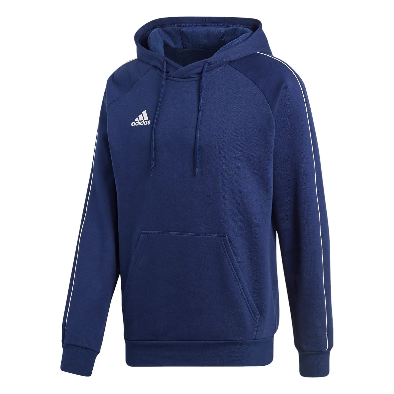 adidas Core 18 Football Pullover Sweat Hoodie - Navy / White