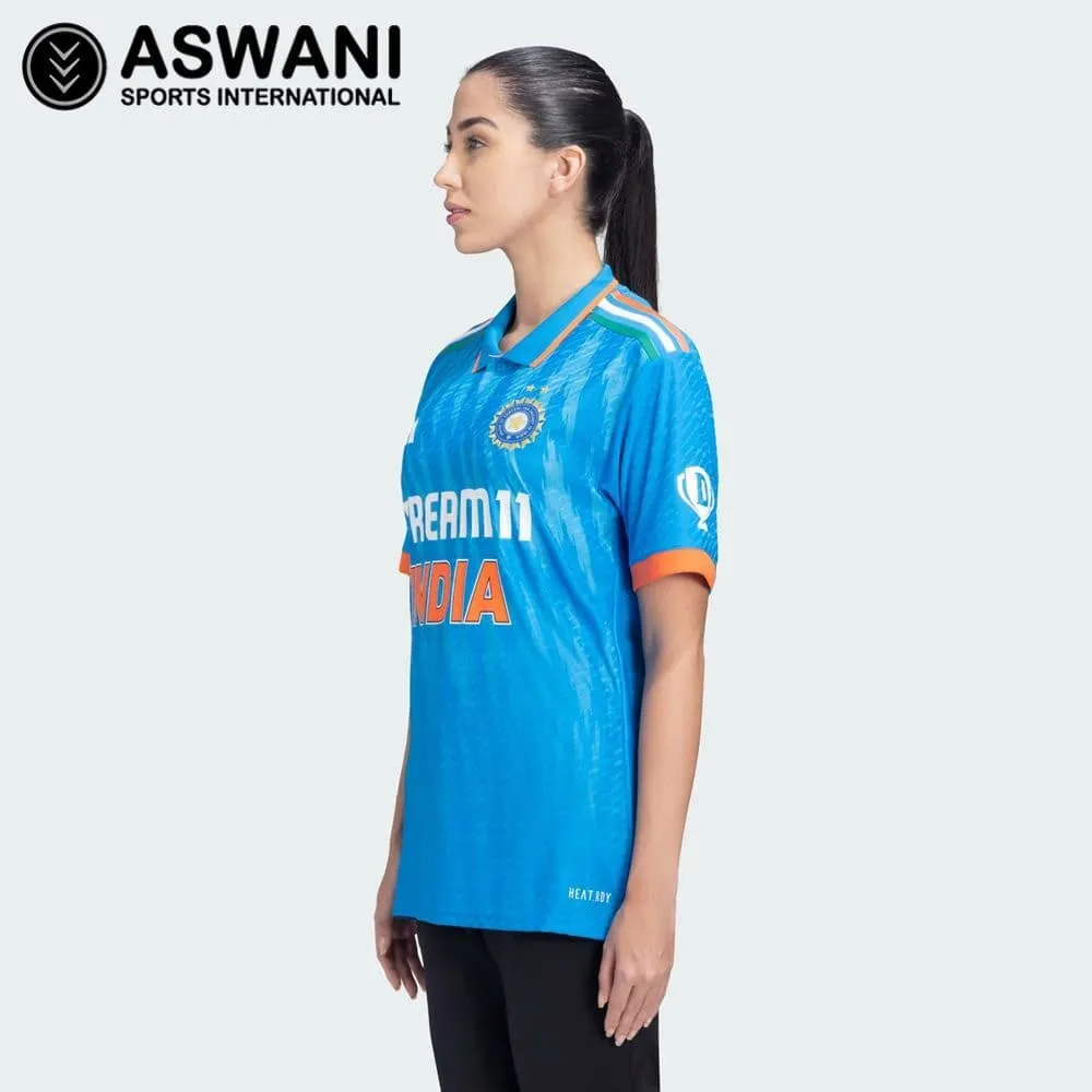 adidas India Match Jersey, Womens One Day ODI Tri-Colour Player Edition Cricket Shirt 2023