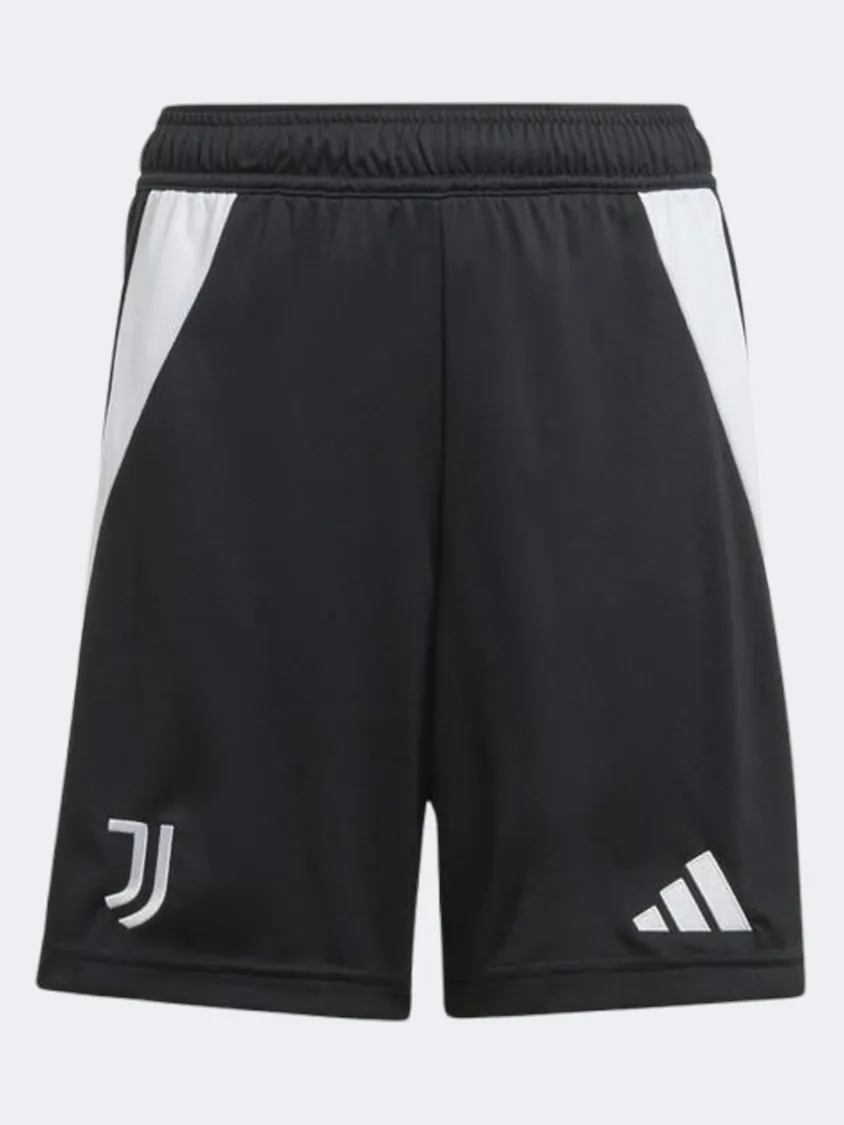 Adidas Juventus Fc 24 Kids Boys Football Short Black/White