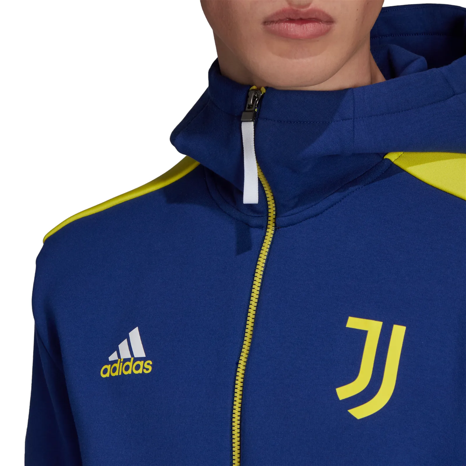 adidas Juventus ZNE Football Jacket - Blue / Yellow