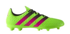 Adidas Men's Ace 16.3 FG/AG Soccer Cleat Green/Pink 8