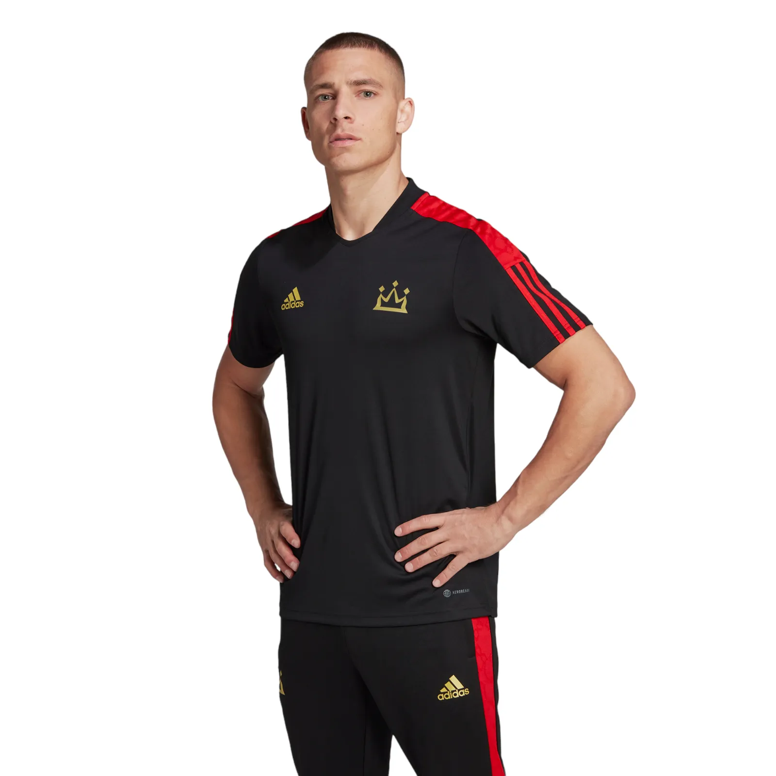 adidas Mo Salah Football Jersey - Black