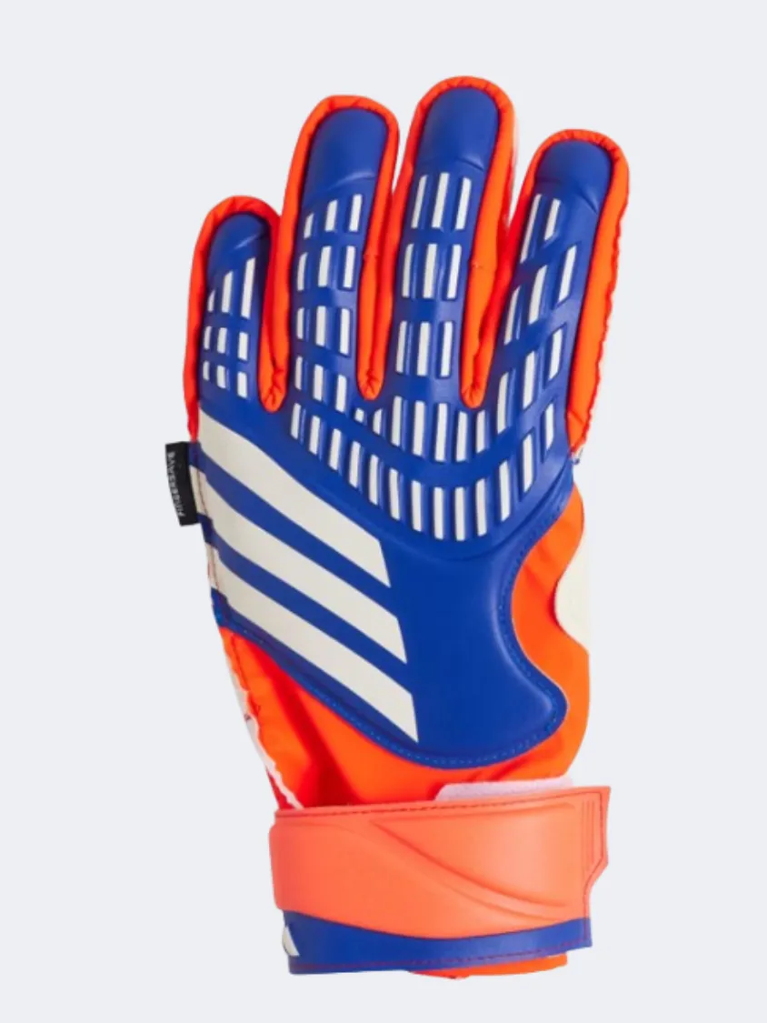 Adidas Predator Match Kids-Boys football Gloves Blue/Solar Red/White