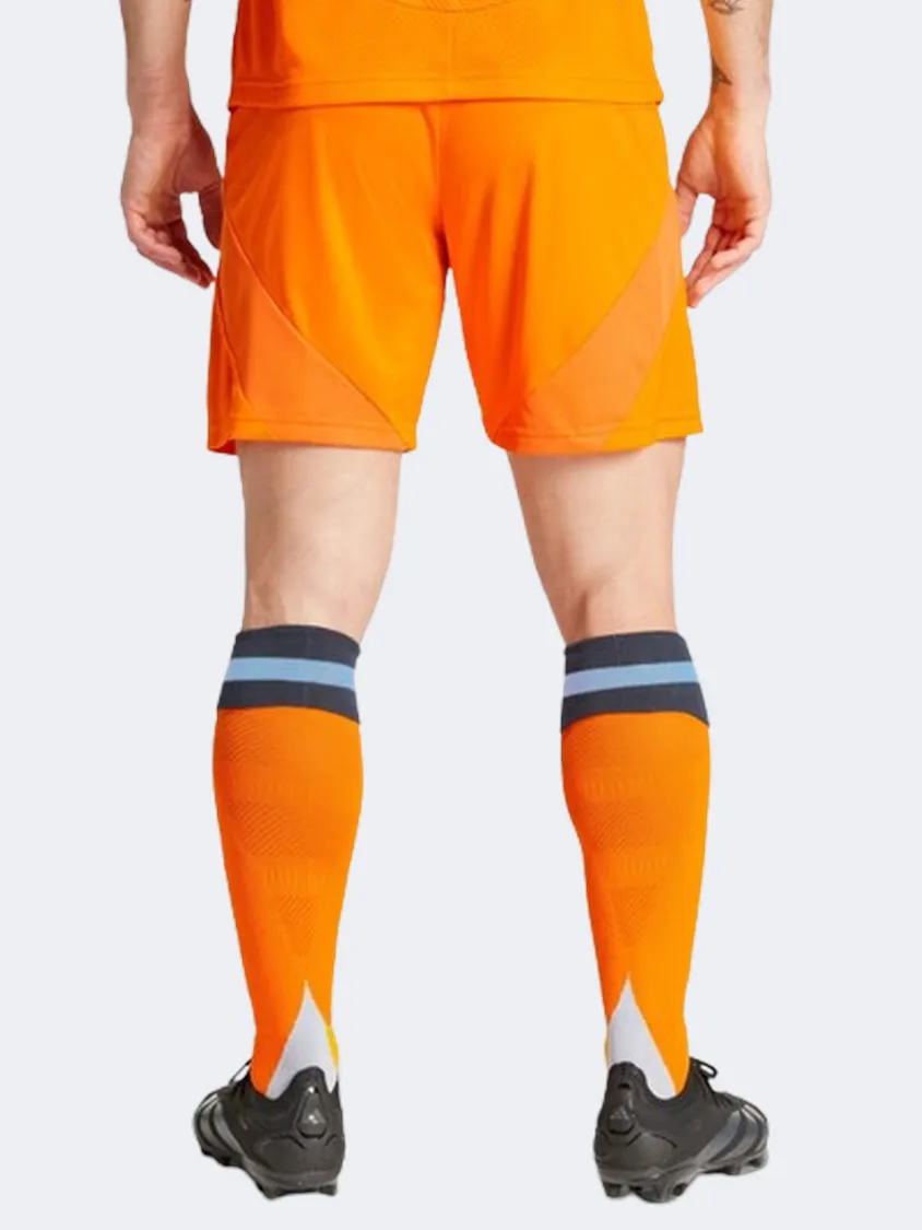 Adidas Real Madrid Away 2024 2025 Men Football Short Crew Orange