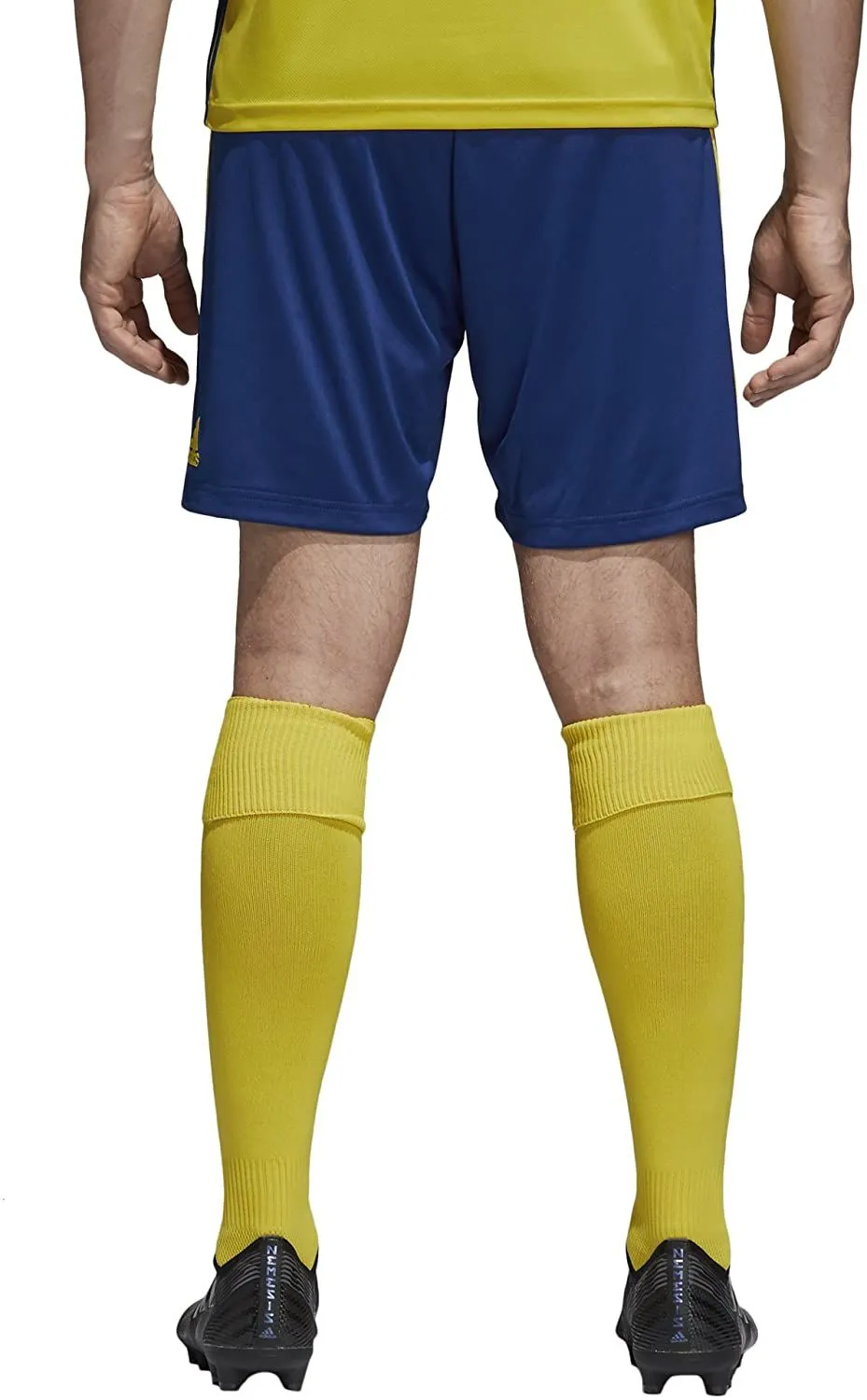 adidas Sweden Home Football Shorts 18-19 - Blue