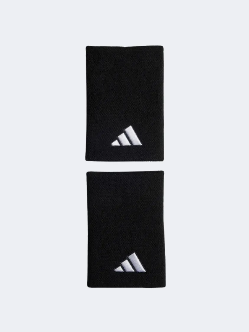 Adidas Tennis Wristband Large Unisex Training Band Black/White