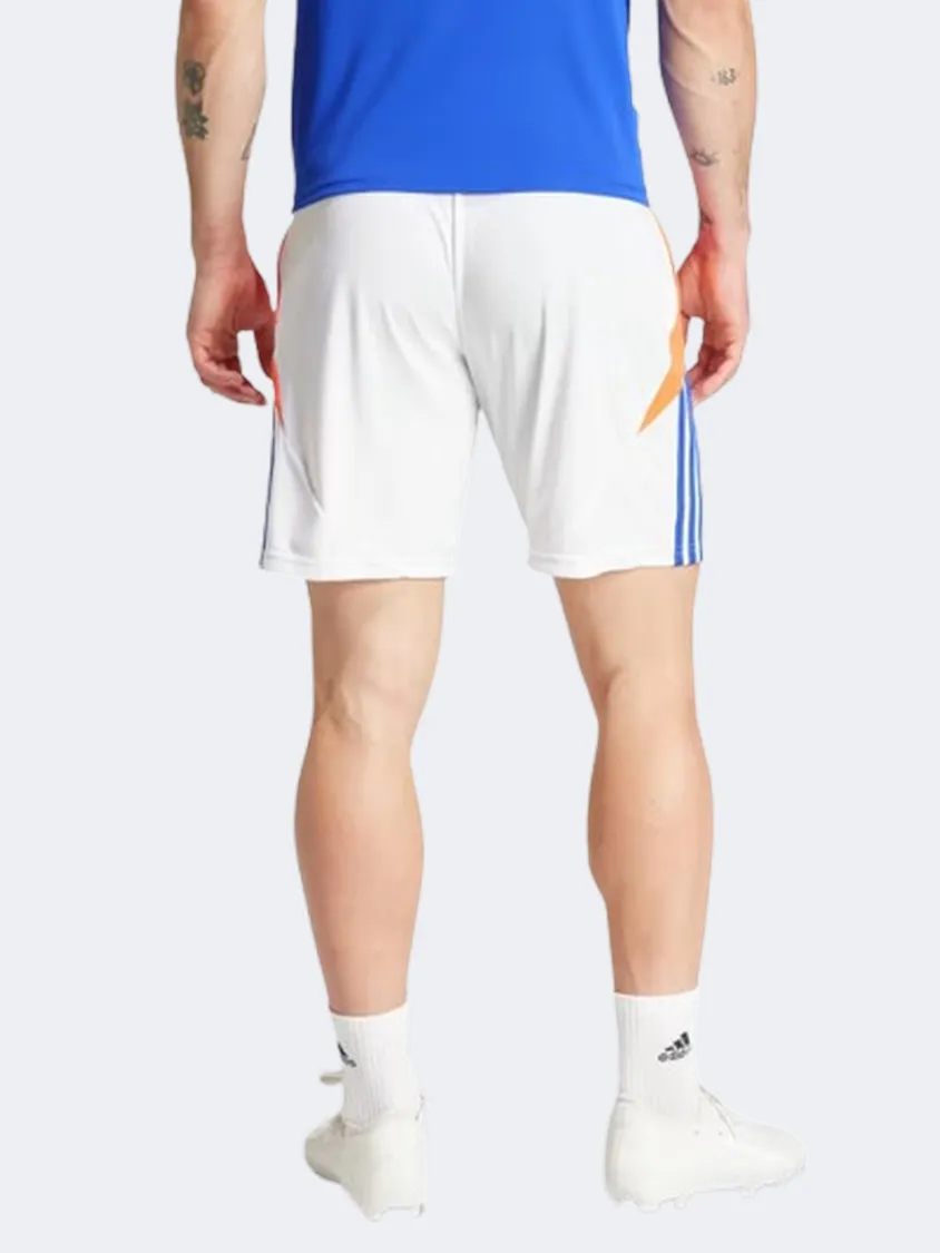 Adidas Tiro 24 Men Football Short White/Blue/Solar Red