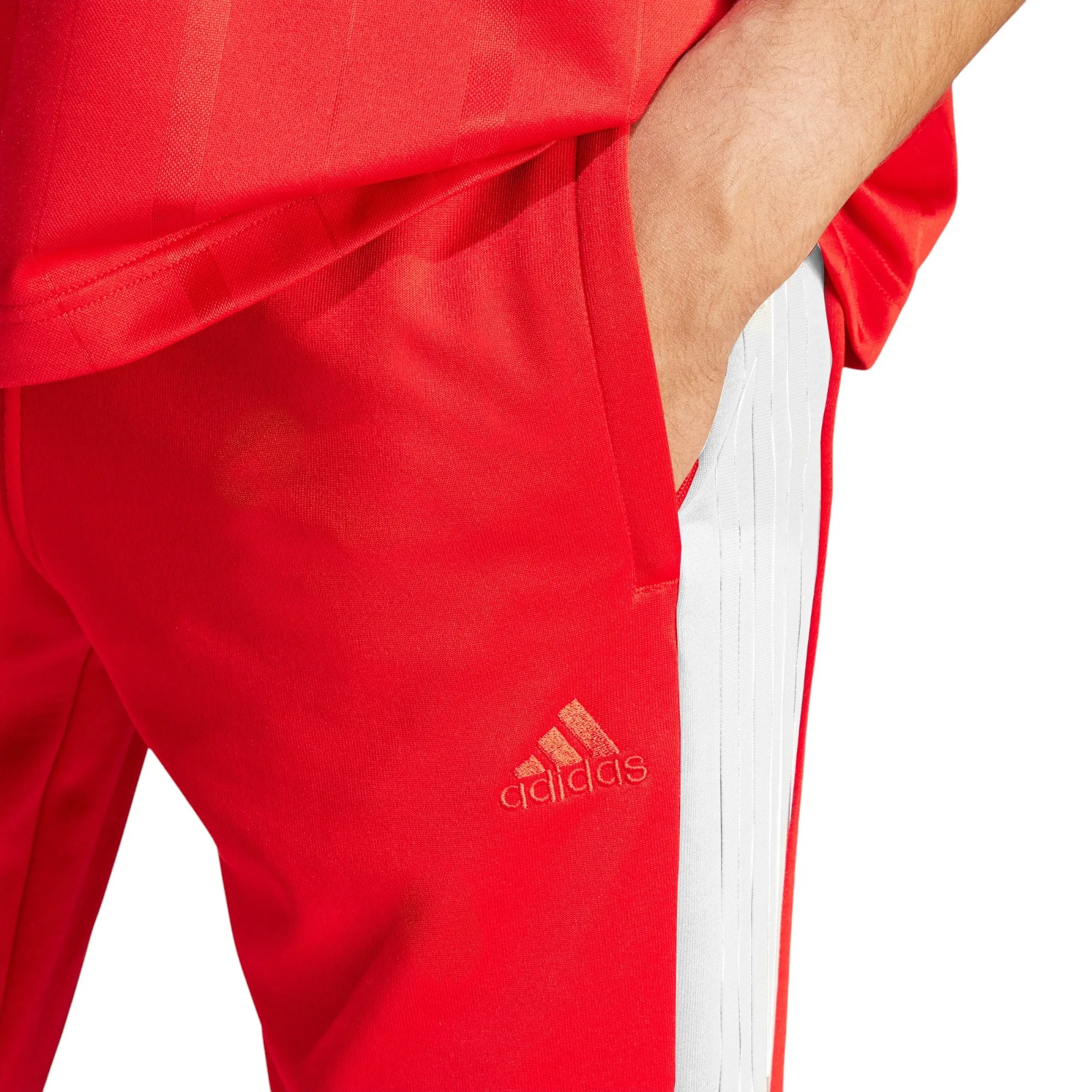 adidas Tiro Football Track Pants Bottoms - Better Scarlet Red