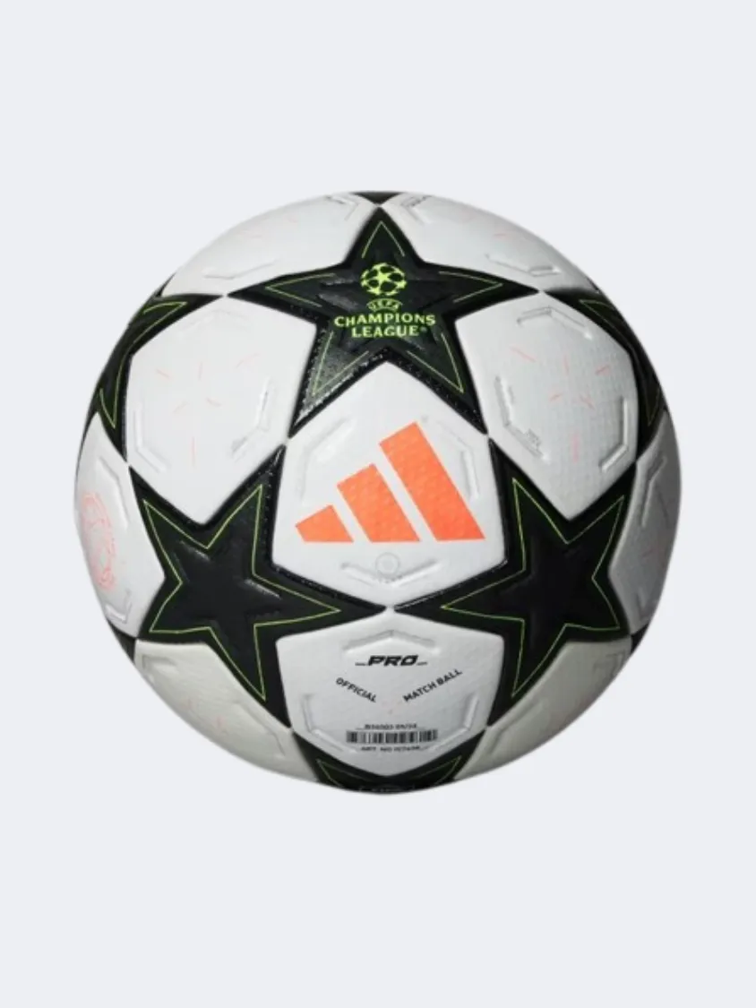 Adidas Uefa Champions League Pro Unisex Football Ball White/Black/Platinum