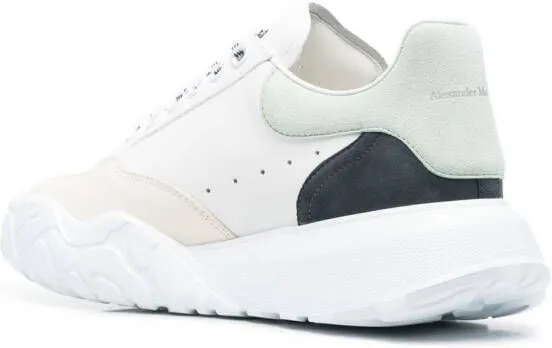 Alexander McQueen Court colour-block sneakers White