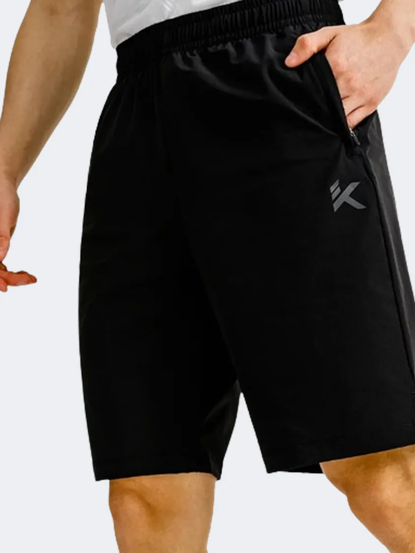 Anta Woven Men Basketball Short Black