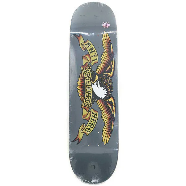 Anti Hero Classic Eagle Skateboard Deck Grey 8.25