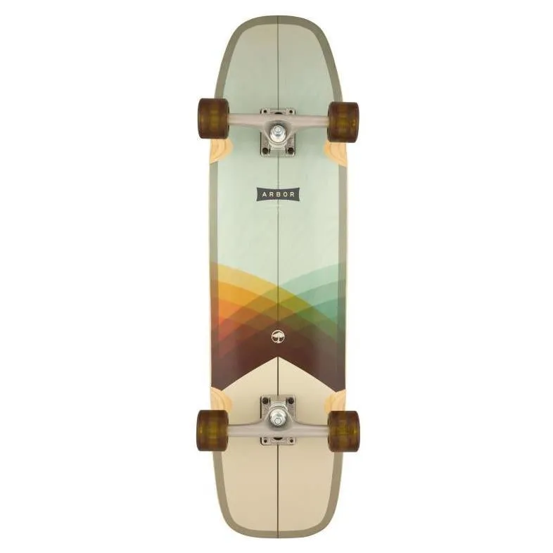 Arbor Foundation Shakedown Hybrid Factory Complete Skateboard Multi 34