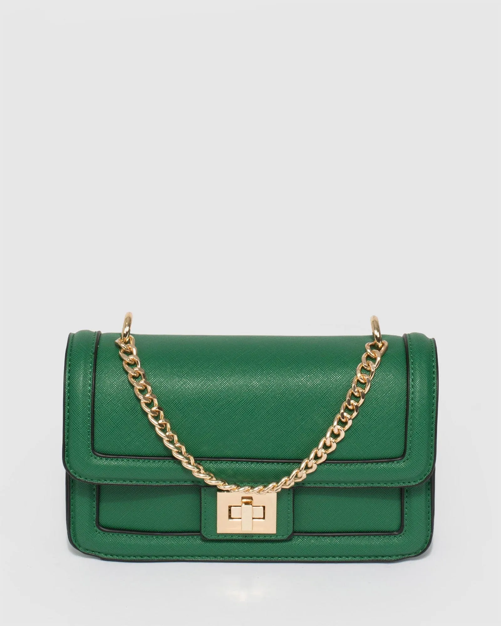 Ari Lock Green Crossbody Bag