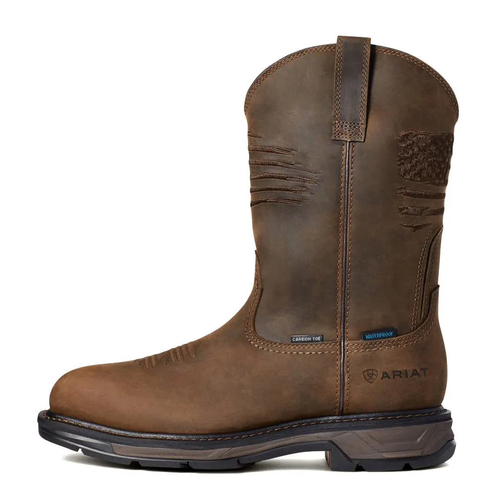 Ariat WorkHog XT Patriot Waterproof Carbon Toe Work Boot