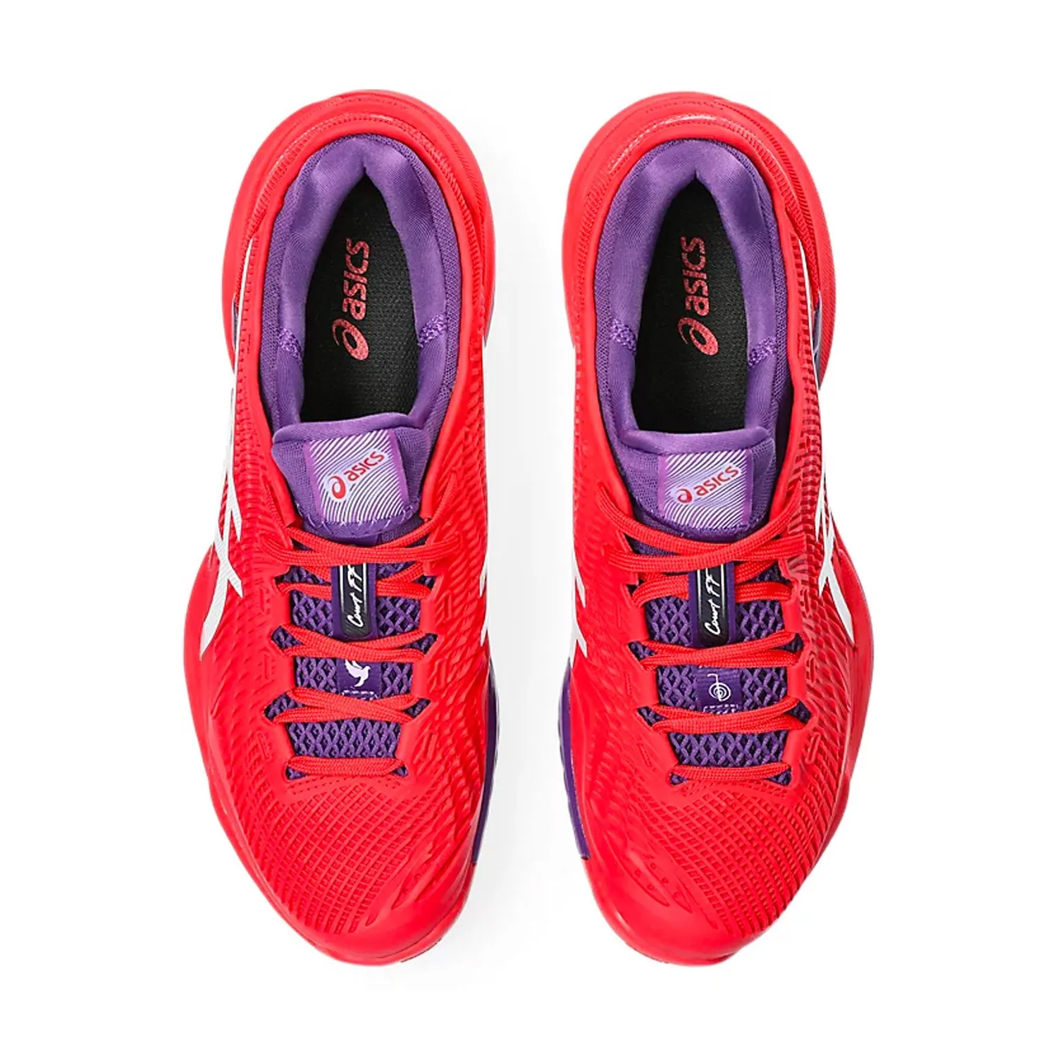 Asics Court FF3 Novak Tennis Shoes(Classic Red/White)