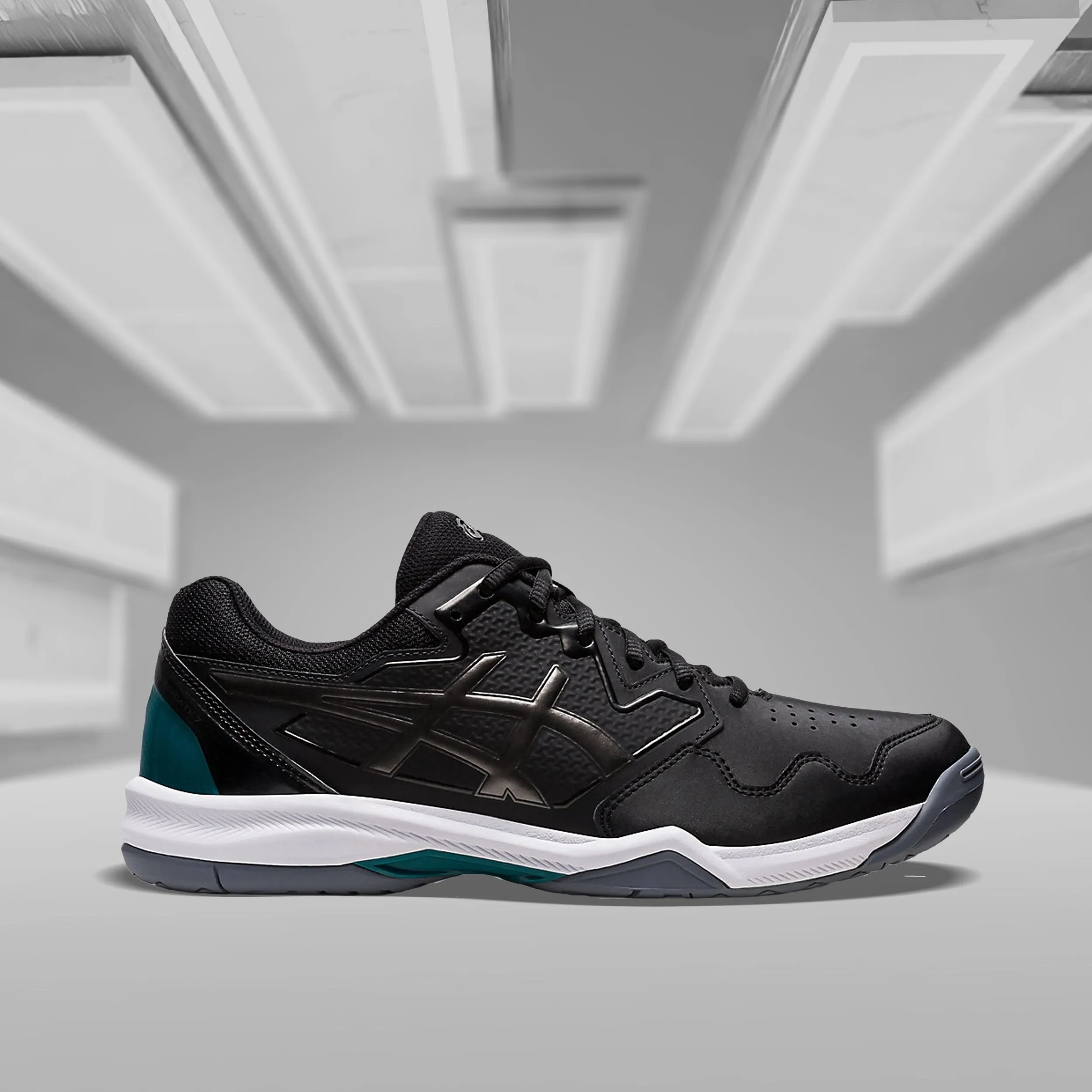 Asics Gel Dedicate 7 Tennis Shoes- Black/Gunmetal