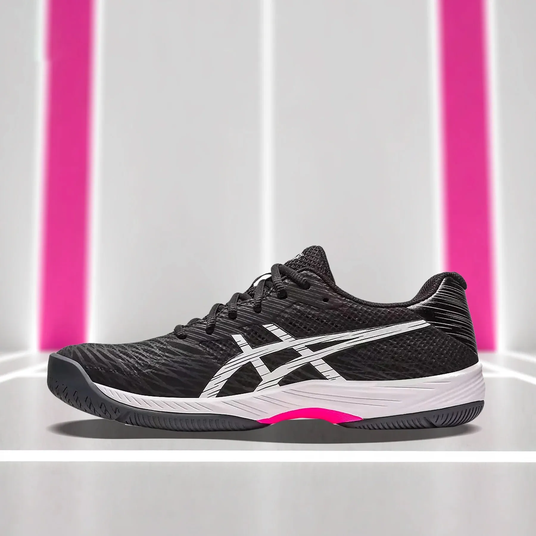 Asics Gel Game 9 Tennis Shoes Black/Hot Pink - 1041A337.001