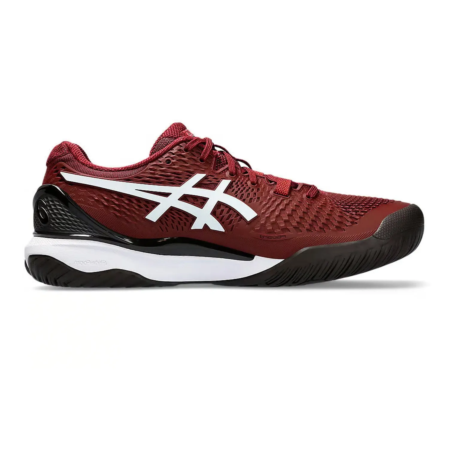 Asics Gel Resolution 9 Tennis Shoes (Antique Red/White)