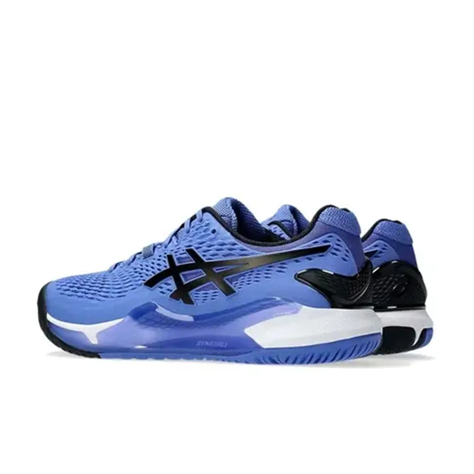 Asics Gel Resolution 9 Tennis Shoes (Sapphire/ Black)