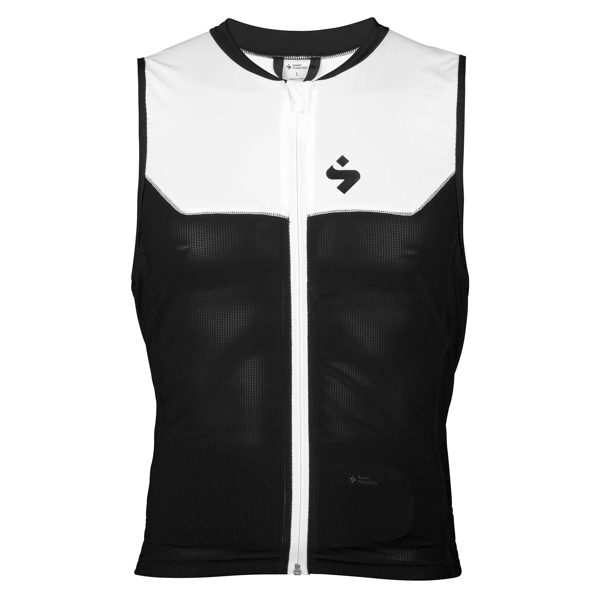 Back Protector Vest - True Black/Snow White