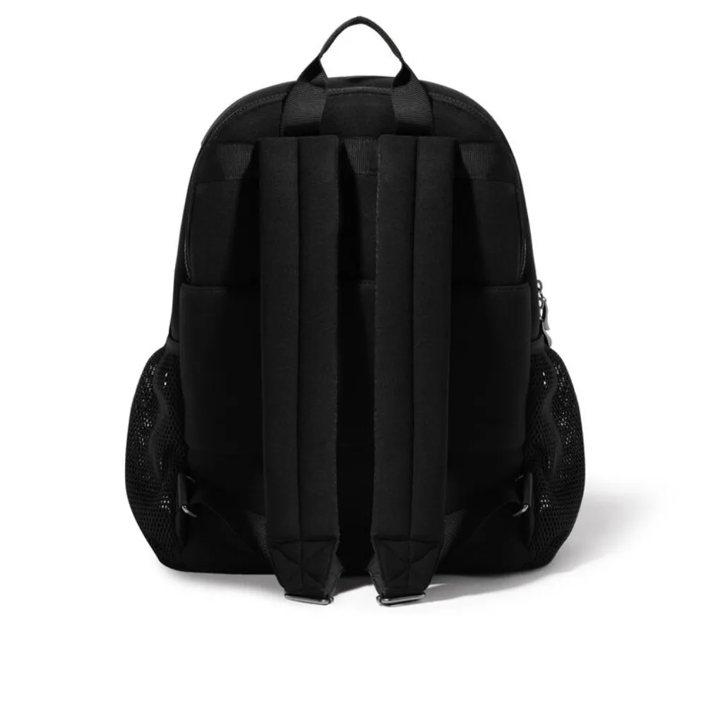 Baggallini On the Go Black Neoprene Laptop Backpack (Unisex)