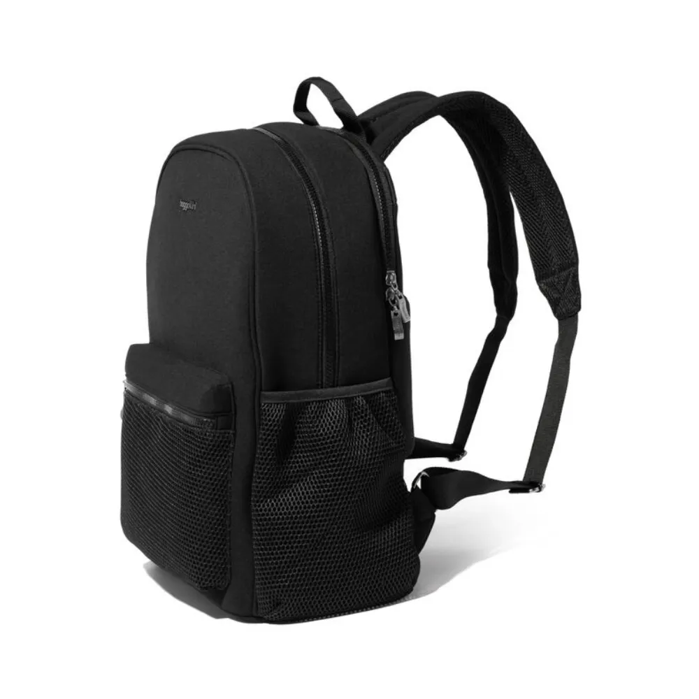 Baggallini On the Go Black Neoprene Laptop Backpack (Unisex)