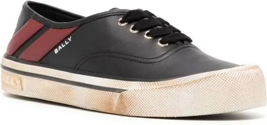 Bally logo-print low-top sneakers Black