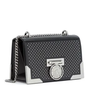 Balmain BBox 20 black studded shoulder bag