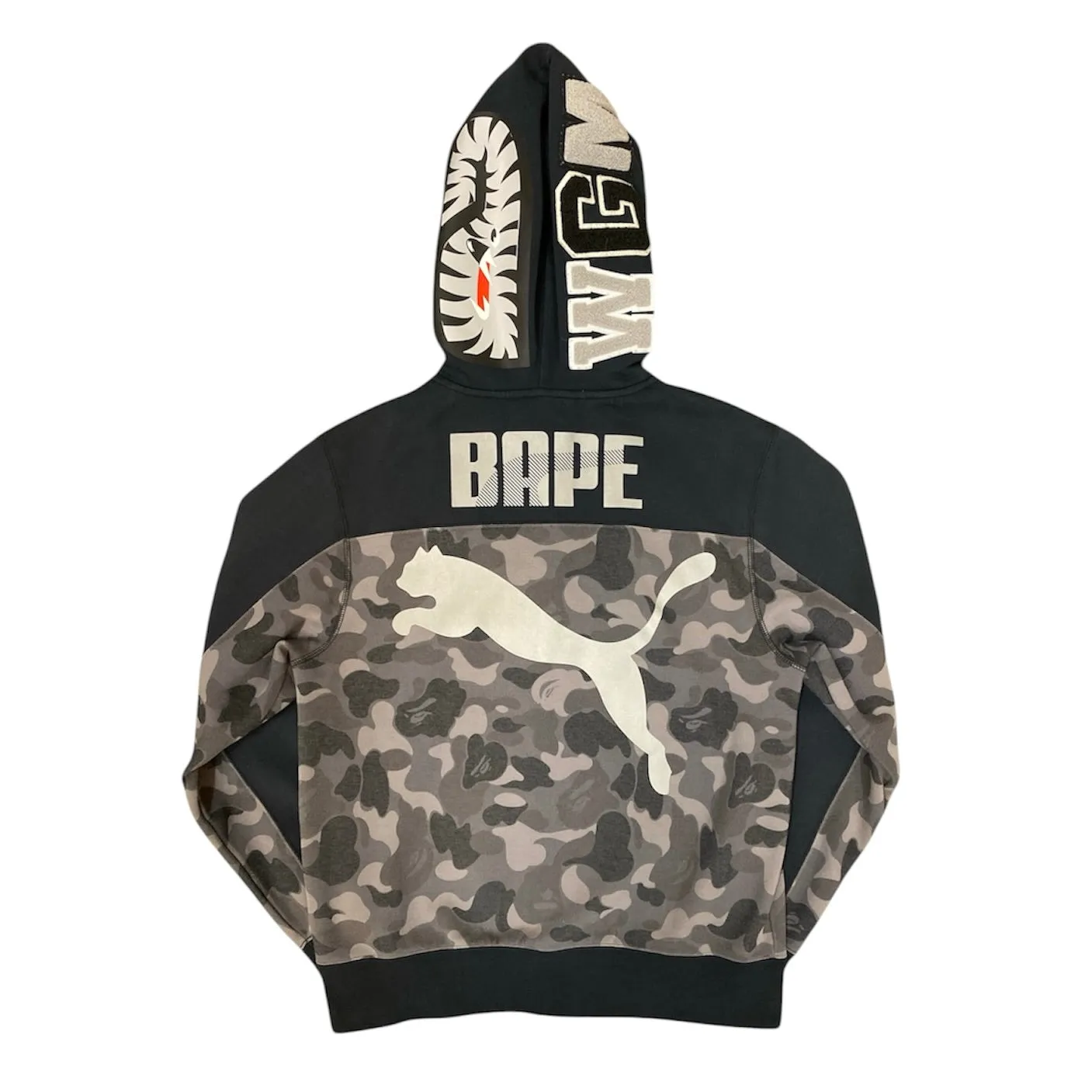 Bape x Puma ABC Camo Shark Black Hoodie