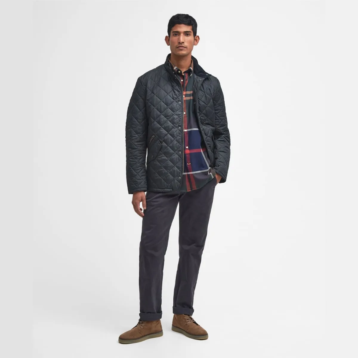 Barbour Chelsea Sportsquilt Quilted Men's Jacket | Navy