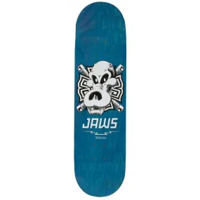 Birdhouse Pro Jaws Skull Skateboard Deck Blue 8.25