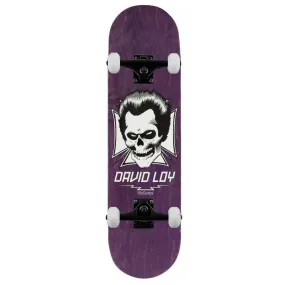 Birdhouse Pro Loy Skull Complete Skateboard Purple 8.38