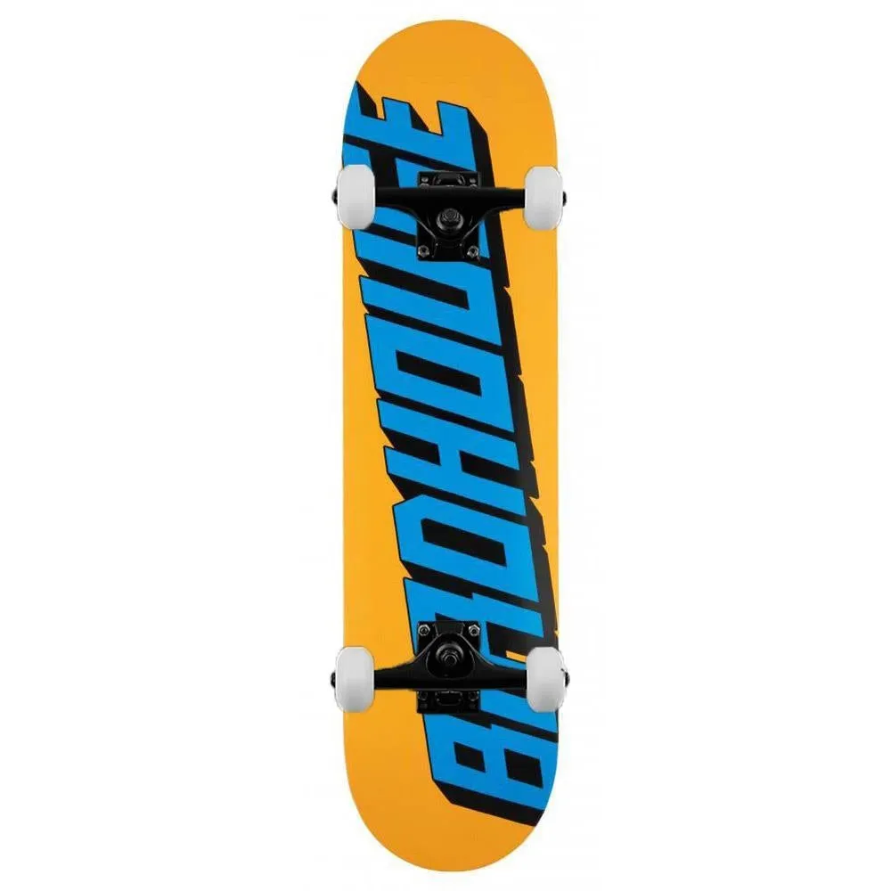 Birdhouse Skateboards Type Logo Complete Skateboard Orange 7.75