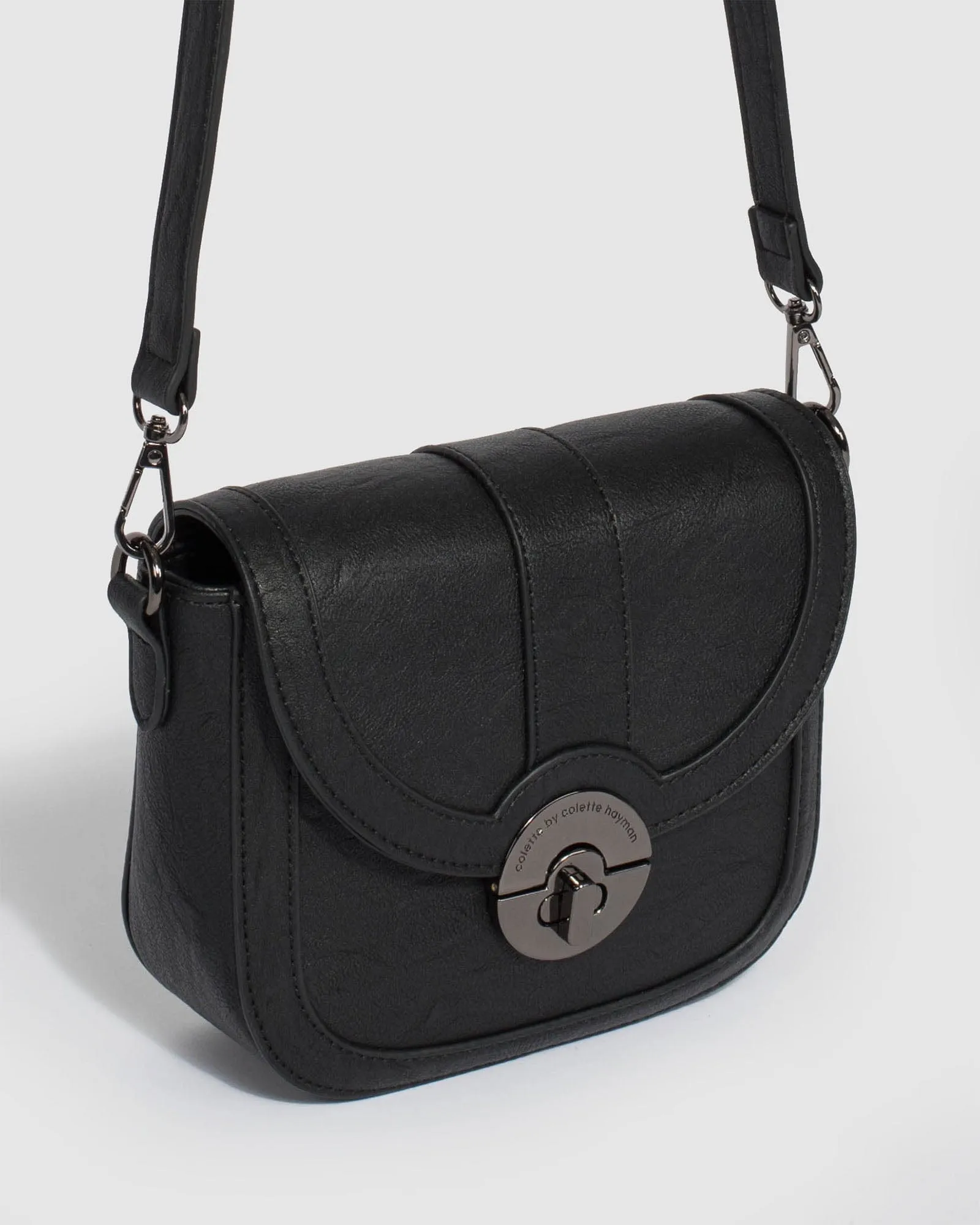 Black Anneka Crossbody Bag