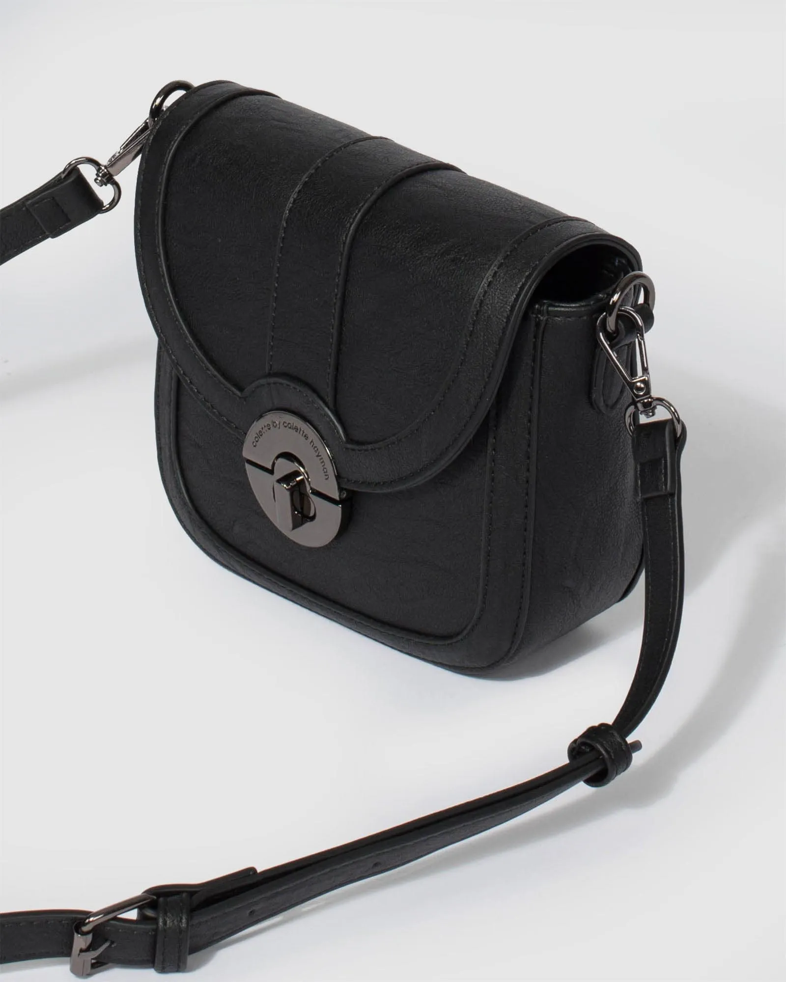 Black Anneka Crossbody Bag