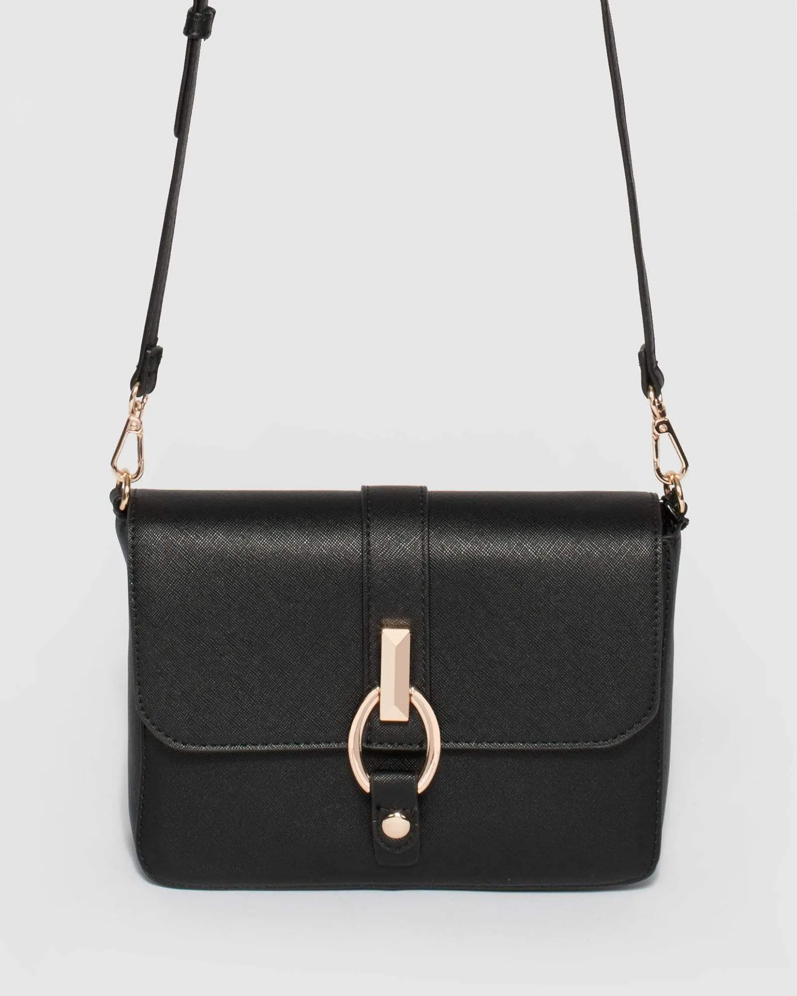 Black Elissa Crossbody Bag