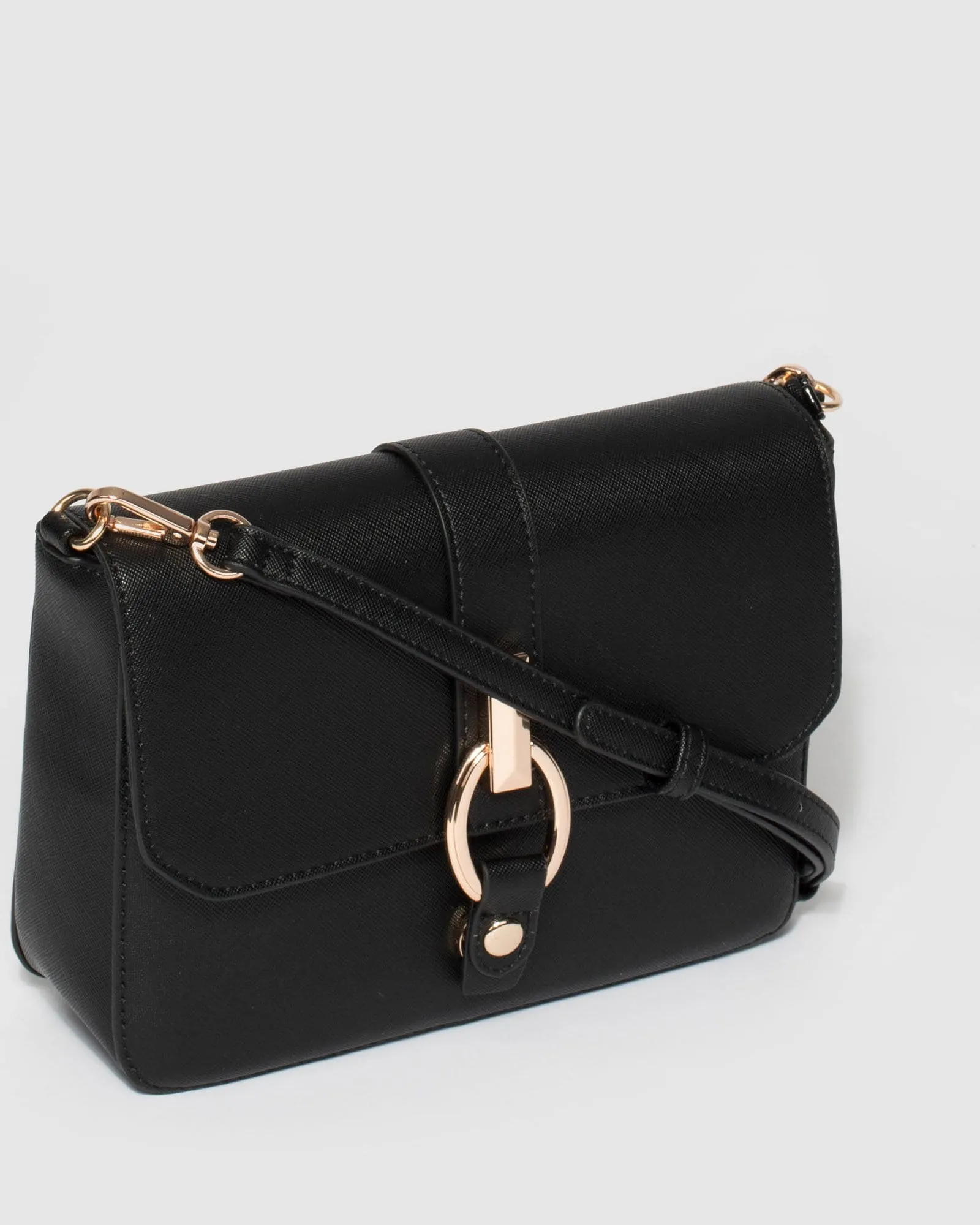 Black Elissa Crossbody Bag