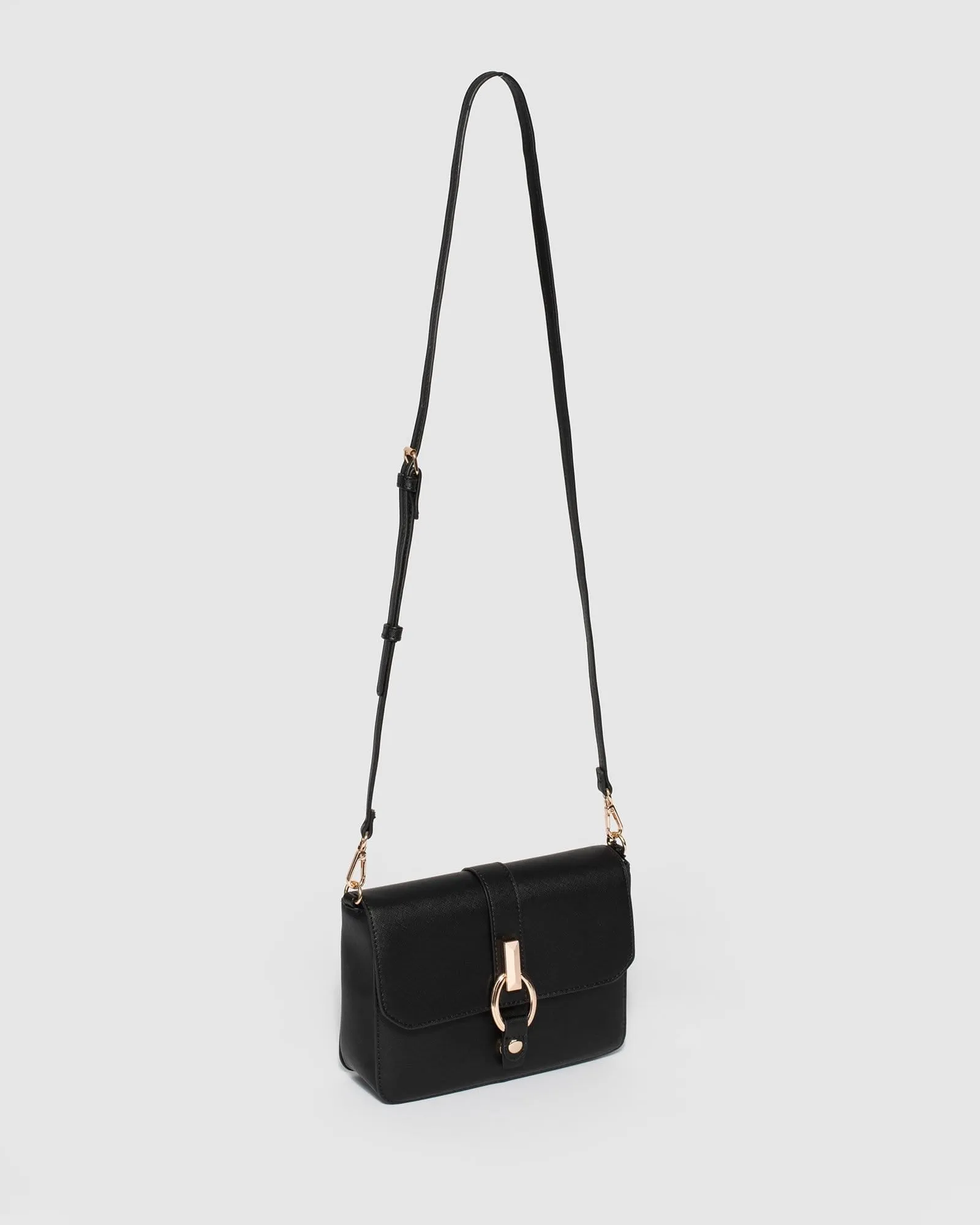 Black Elissa Crossbody Bag