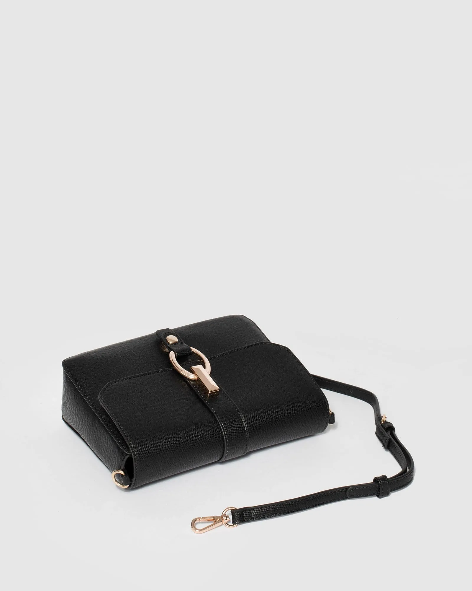 Black Elissa Crossbody Bag