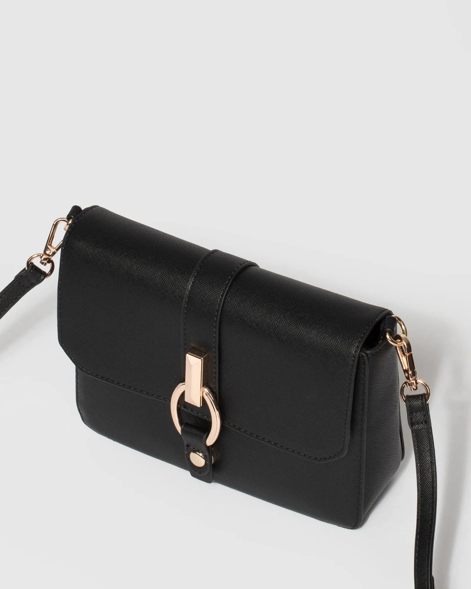 Black Elissa Crossbody Bag