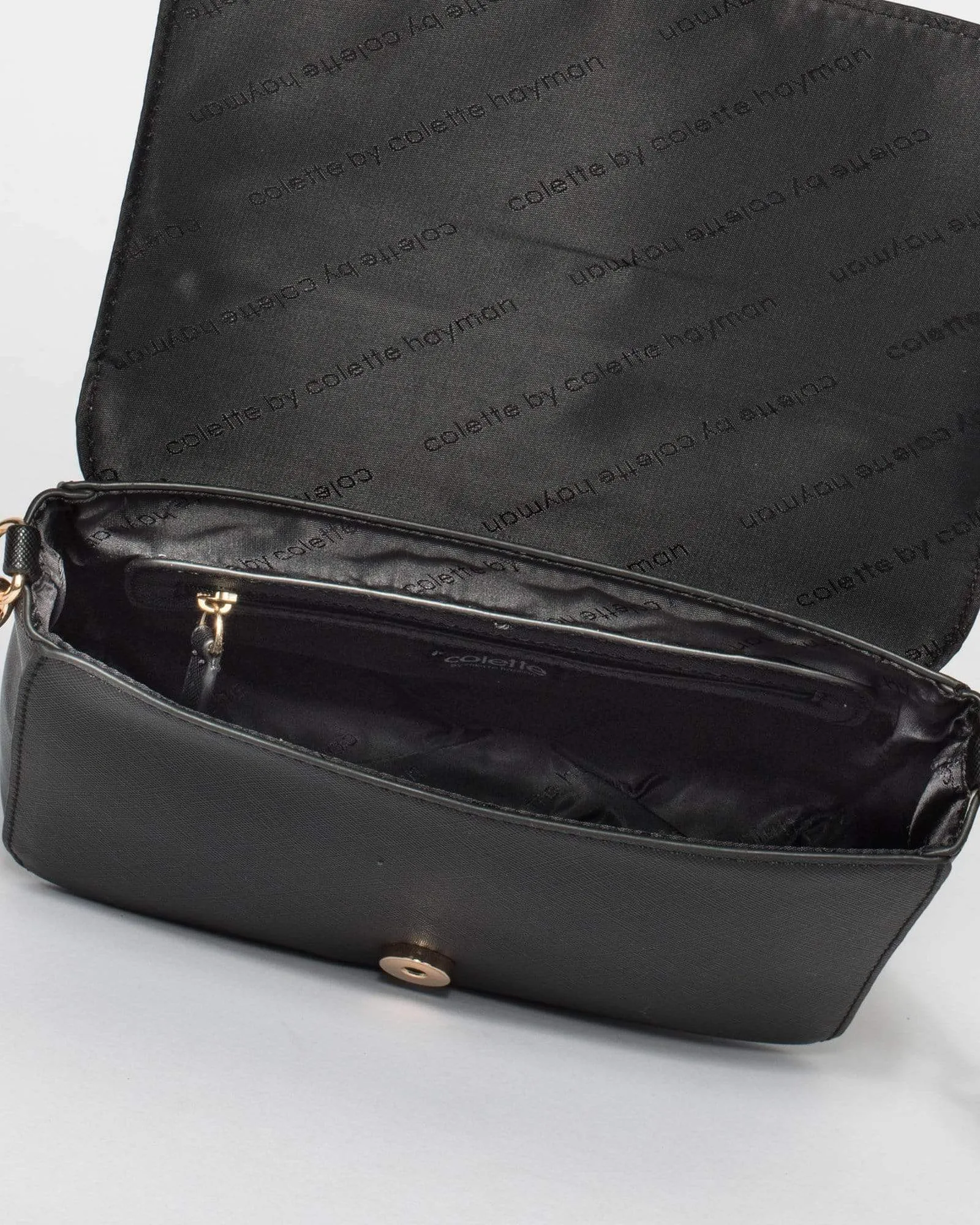 Black Elissa Crossbody Bag