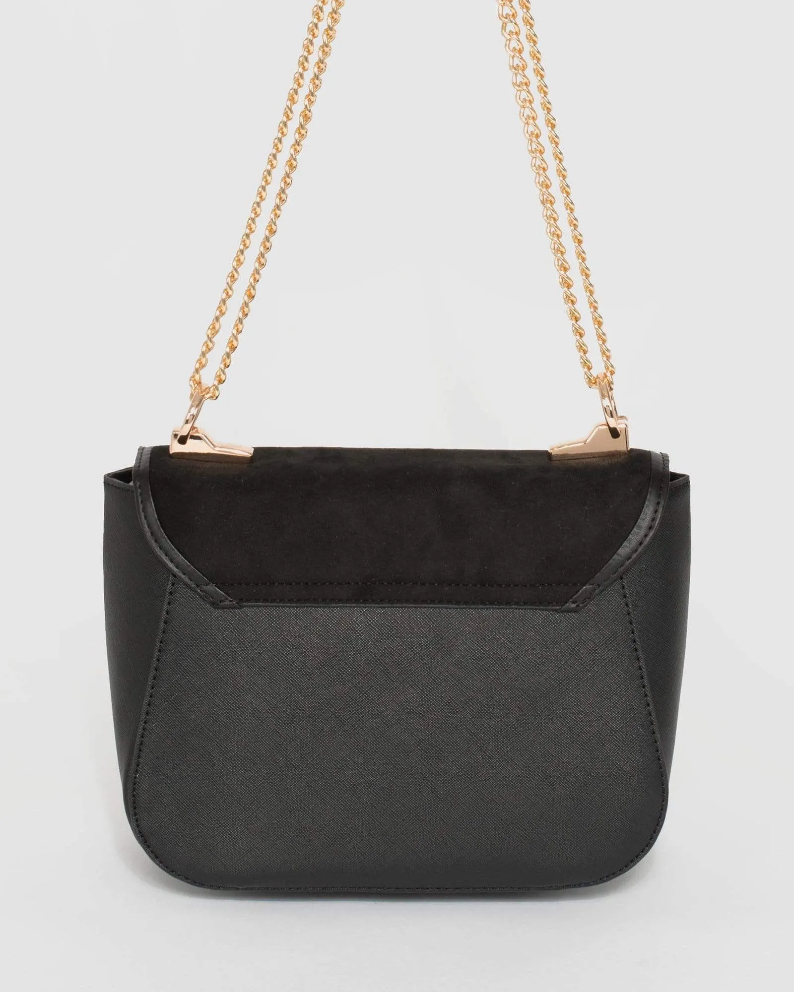 Black Hannah Chain Crossbody Bag Bag