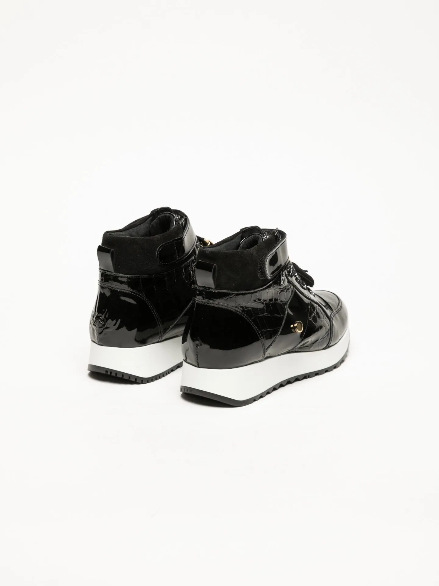 Black Hi-Top Trainers